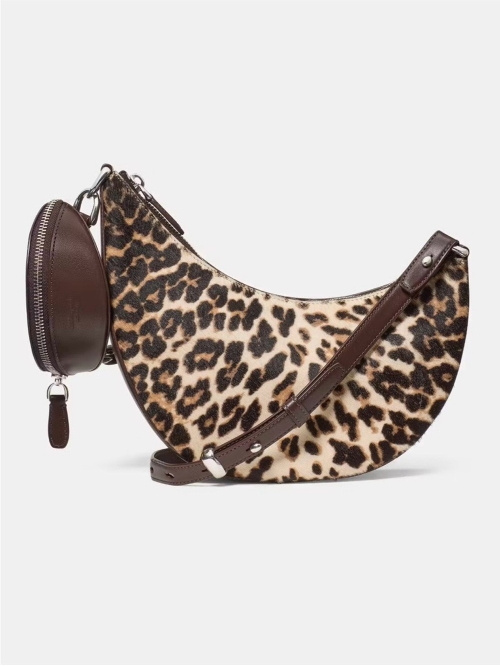 KATE SPADE DUO LEOPARD
HAIRCALF SHOULDER/CROSSBODY 2 PIECE KN093 
W/DUSTBAG NWT